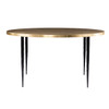 Judmont Round Cocktail Table W/ Embossed Top