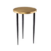 Judmont Round End Table W/ Embossed Top