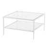 Keller Square Metal/glass Open Shelf Cocktail Table - Ck3710