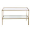 Keller Square Metal/glass Open Shelf Cocktail Table - Thumbnail 2