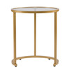 Evelyn Glam Nesting Side Table 2pc Set – Gold