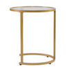 Evelyn Glam Nesting Side Table 2pc Set – Gold