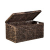 Bruneau Water Hyacinth Cocktail Storage Trunk Table