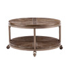 Konya Urban Industrial Round Cocktail Table