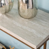 Brexlyn Faux Stone Console Table