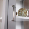 Balterley Tall Curio W/ Glass Door - Gray