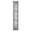 Balterley Tall Curio W/ Glass Door - Gray