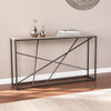 Arendal Faux Stone Skinny Console Table - Cm1654