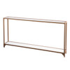 Bergen Narrow Metal Console - Gold