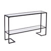 Horten Glam Narrow Console Table - Black