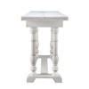 Edenderry Farmhouse Folding Trestle Console To Dining Table