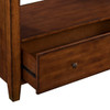 Axford Convertible Console To Dining Table – Oak Saddle
