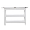 Alverton Convertible Console To Dining Table - White
