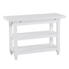 Alverton Convertible Console To Dining Table - White