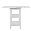 Alverton Convertible Console To Dining Table - White