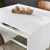 Kempsey Convertible Console-to-dining Table - White