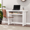 Kempsey Convertible Console-to-dining Table - White