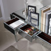 Darien Mirrored Desk - Glam - Silver