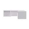 Fynn Wall Mount Corner Desk - White