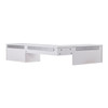 Fynn Wall Mount Corner Desk - White