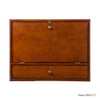 Wall Mount Laptop Desk - Brown Mahogany