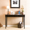 Writing 2-drawer Desk – Satin Black