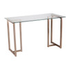 Haxor Writing Desk - Midcentury Modern Style - Champagne