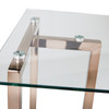 Haxor Writing Desk - Midcentury Modern Style - Champagne