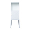 Herzo Tall Storage Cabinet - White