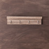 Argo Wall Mount Shelf W/ Hooks - Grayed Oak