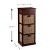 Kenton 3-basket Storage Tower