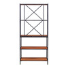 Patrick Two-tone Mixed Material Bakers Rack
