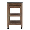 Culmore Rolling Kitchen Island W/ Storage