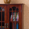 Window Pane Media Cabinet - Cherry