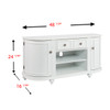 Dandridge Tv/media Stand - White