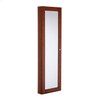 Wall Mount Jewelry Mirror - Oak