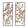 Binet Gold And Bronze 2-piece Wall Décor