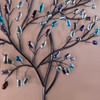Brenchan Metal/glass Tree Wall Sculpture
