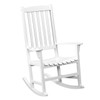 Hardwood Porch Rocker - White