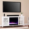 Maldina Color Changing Fireplace W/ Media Storage