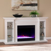 Henstinger Color Changing Fireplace W/ Bookcase