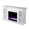 Henstinger Color Changing Fireplace W/ Bookcase