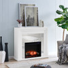 Stadderly Mirrored Touch Screen Electric Fireplace