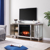 Toppington Mirrored Touch Screen Electric Fireplace