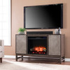 Lannington Touch Screen Electric Fireplace W/ Media Storage