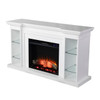 Henstinger Touch Screen Electric Fireplace W/ Bookcase