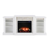 Gallatin Touch Screen Electric Fireplace W/ Bookcases - Fr8526