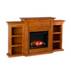 Tennyson Touch Screen Electric Fireplace W/ Bookcases - Fr8543