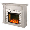 Birkover Smart Fireplace W/ Marble Surround