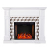 Darvingmore Smart Fireplace W/ Marble Surround